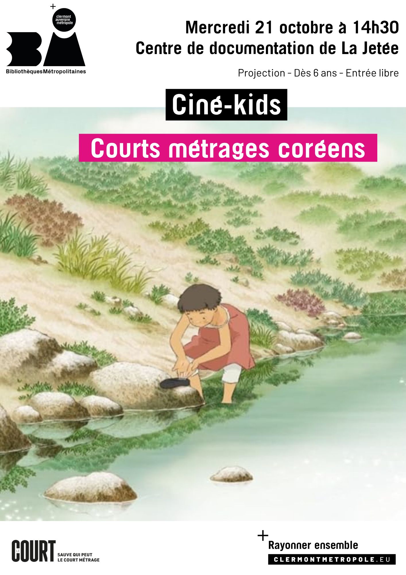 Ciné-kids : Courts métrages coréens · Clermont-Ferrand · 21 oct. 2026